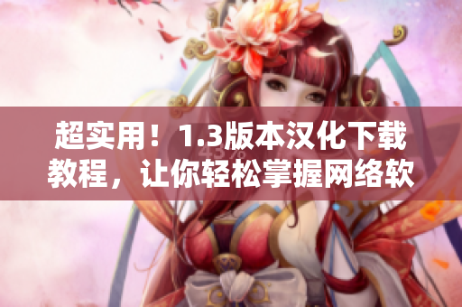 超實用！1.3版本漢化下載教程，讓你輕松掌握網(wǎng)絡軟件的新玩法！