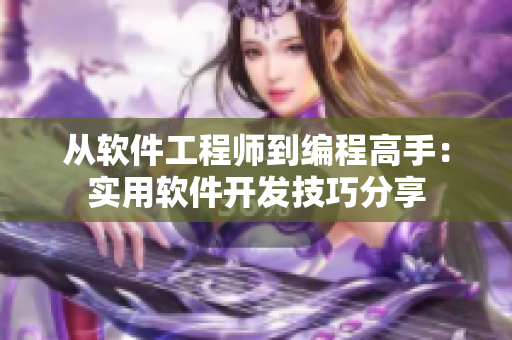 從軟件工程師到編程高手：實用軟件開發(fā)技巧分享