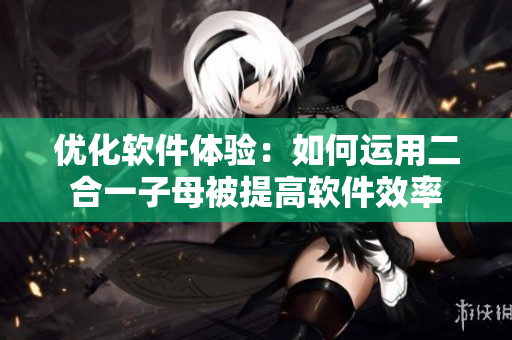 優(yōu)化軟件體驗：如何運用二合一子母被提高軟件效率