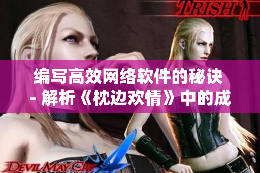 編寫高效網(wǎng)絡(luò)軟件的秘訣 - 解析《枕邊歡情》中的成功策略
