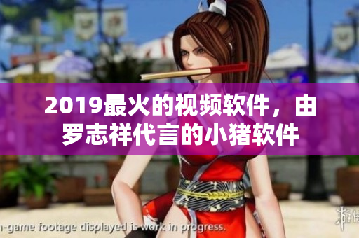 2019最火的視頻軟件，由羅志祥代言的小豬軟件