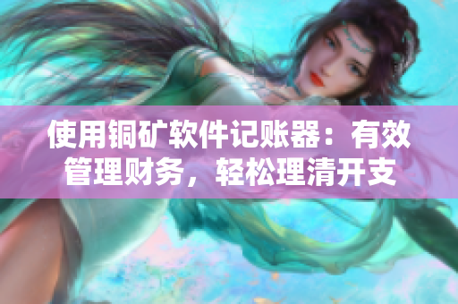使用銅礦軟件記賬器：有效管理財務(wù)，輕松理清開支