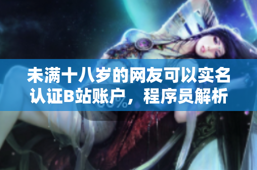 未滿十八歲的網(wǎng)友可以實(shí)名認(rèn)證B站賬戶，程序員解析其技術(shù)細(xì)節(jié)