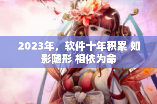2023年，軟件十年積累 如影隨形 相依為命