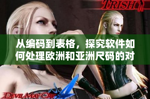 從編碼到表格，探究軟件如何處理歐洲和亞洲尺碼的對應(yīng)關(guān)系