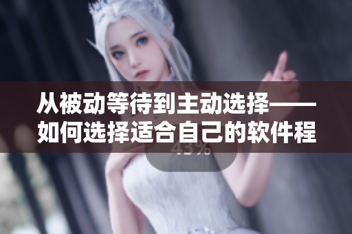 從被動(dòng)等待到主動(dòng)選擇——如何選擇適合自己的軟件程序？