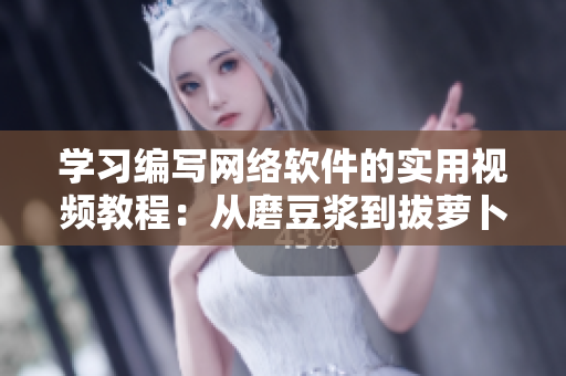 學習編寫網(wǎng)絡軟件的實用視頻教程：從磨豆?jié){到拔蘿卜實例詳解