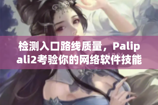 檢測入口路線質(zhì)量，Palipali2考驗(yàn)?zāi)愕木W(wǎng)絡(luò)軟件技能