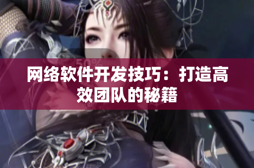 網(wǎng)絡軟件開發(fā)技巧：打造高效團隊的秘籍