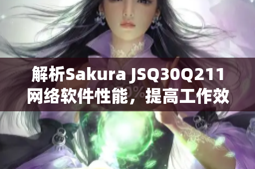 解析Sakura JSQ30Q211網(wǎng)絡(luò)軟件性能，提高工作效率