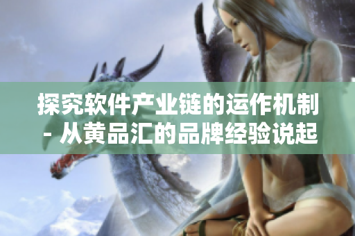 探究軟件產(chǎn)業(yè)鏈的運(yùn)作機(jī)制 - 從黃品匯的品牌經(jīng)驗(yàn)說起