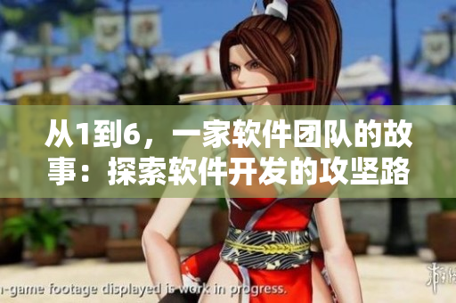 從1到6，一家軟件團隊的故事：探索軟件開發(fā)的攻堅路。