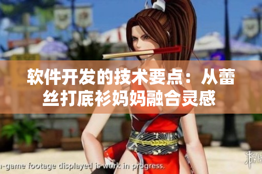 軟件開(kāi)發(fā)的技術(shù)要點(diǎn)：從蕾絲打底衫媽媽融合靈感 