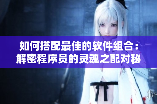 如何搭配最佳的軟件組合：解密程序員的靈魂之配對秘籍