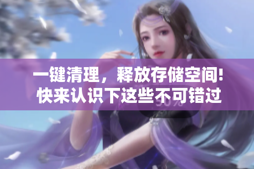 一鍵清理，釋放存儲空間! 快來認(rèn)識下這些不可錯(cuò)過的磁盤清理軟件