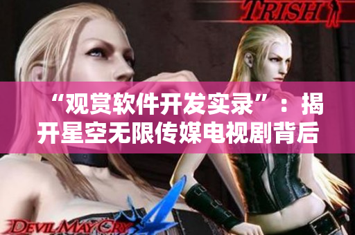 “觀賞軟件開發(fā)實錄”：揭開星空無限傳媒電視劇背后的軟件制作故事
