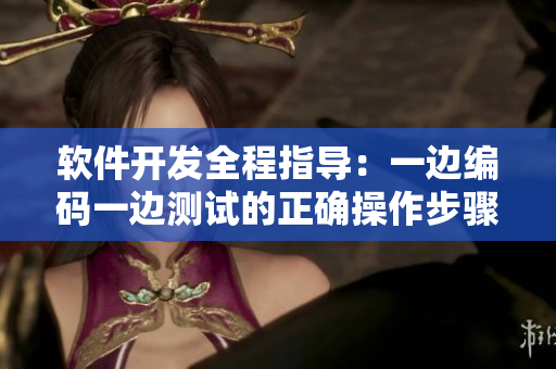軟件開發(fā)全程指導：一邊編碼一邊測試的正確操作步驟