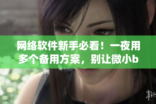 網(wǎng)絡(luò)軟件新手必看！一夜用多個(gè)備用方案，別讓微小bug打敗你