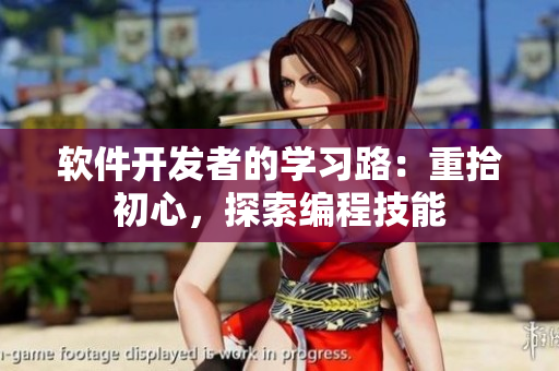 軟件開發(fā)者的學(xué)習(xí)路：重拾初心，探索編程技能