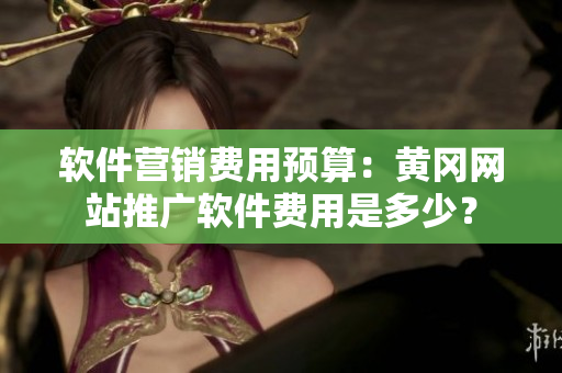 軟件營(yíng)銷(xiāo)費(fèi)用預(yù)算：黃岡網(wǎng)站推廣軟件費(fèi)用是多少？
