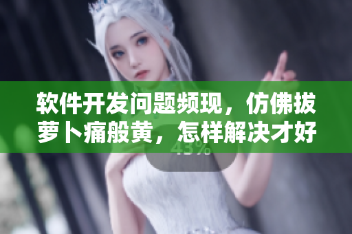 軟件開(kāi)發(fā)問(wèn)題頻現(xiàn)，仿佛拔蘿卜痛般黃，怎樣解決才好？
