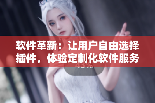 軟件革新：讓用戶自由選擇插件，體驗(yàn)定制化軟件服務(wù)