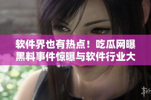 軟件界也有熱點！吃瓜網(wǎng)曝黑料事件驚曝與軟件行業(yè)大佬有關