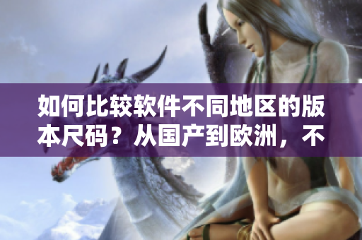 如何比較軟件不同地區(qū)的版本尺碼？從國產到歐洲，不再困惑！