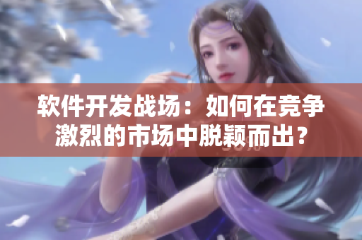 軟件開(kāi)發(fā)戰(zhàn)場(chǎng)：如何在競(jìng)爭(zhēng)激烈的市場(chǎng)中脫穎而出？
