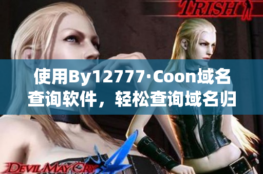 使用By12777·Coon域名查詢軟件，輕松查詢域名歸屬和歷史記錄