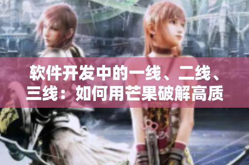 軟件開(kāi)發(fā)中的一線、二線、三線：如何用芒果破解高質(zhì)量代碼？