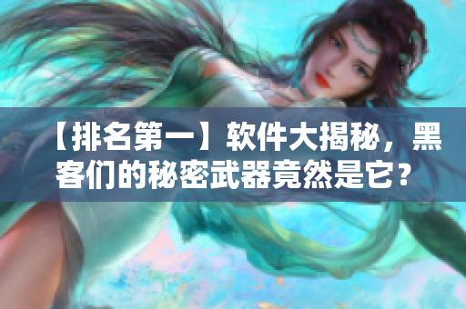 【排名第一】軟件大揭秘，黑客們的秘密武器竟然是它？！