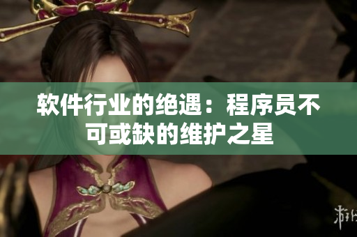 軟件行業(yè)的絕遇：程序員不可或缺的維護之星
