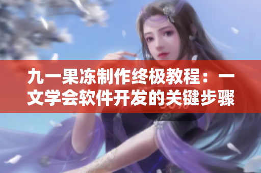 九一果凍制作終極教程：一文學會軟件開發(fā)的關鍵步驟