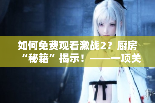 如何免費(fèi)觀看激戰(zhàn)2？廚房“秘籍”揭示！——一項(xiàng)關(guān)于軟件的技巧分享