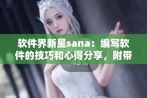 軟件界新星sana：編寫軟件的技巧和心得分享，附帶代碼演示與注釋