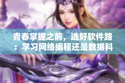 青春掌握之前，選好軟件路：學(xué)習(xí)網(wǎng)絡(luò)編程還是數(shù)據(jù)科學(xué)？