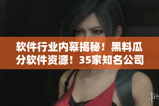 軟件行業(yè)內(nèi)幕揭秘！黑料瓜分軟件資源！35家知名公司名單曝光！