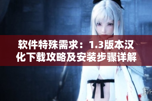 軟件特殊需求：1.3版本漢化下載攻略及安裝步驟詳解