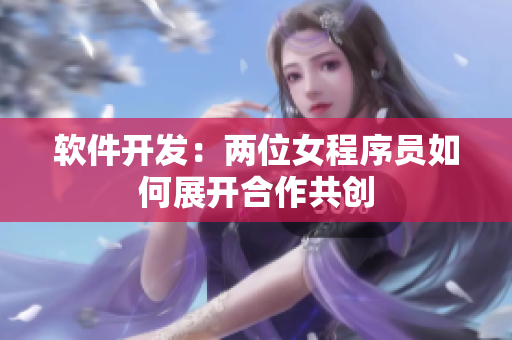 軟件開發(fā)：兩位女程序員如何展開合作共創(chuàng)