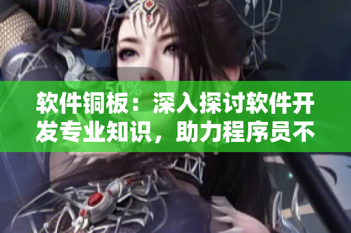 軟件銅板：深入探討軟件開發(fā)專業(yè)知識，助力程序員不斷提升技能