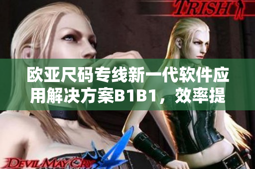 歐亞尺碼專線新一代軟件應(yīng)用解決方案B1B1，效率提升多國工業(yè)生產(chǎn)