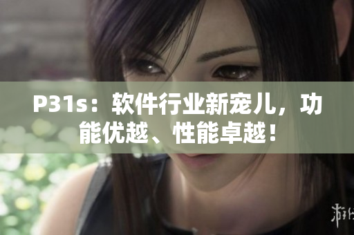 P31s：軟件行業(yè)新寵兒，功能優(yōu)越、性能卓越！