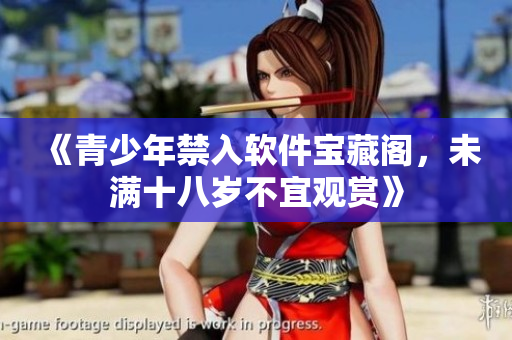 《青少年禁入軟件寶藏閣，未滿十八歲不宜觀賞》