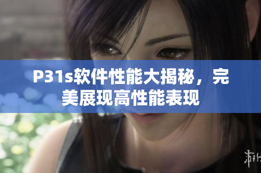 P31s軟件性能大揭秘，完美展現(xiàn)高性能表現(xiàn)