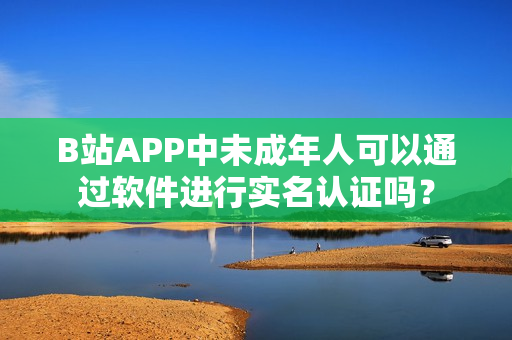B站APP中未成年人可以通過軟件進(jìn)行實名認(rèn)證嗎？
