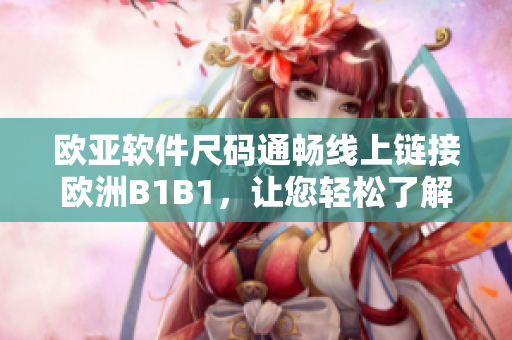 歐亞軟件尺碼通暢線上鏈接歐洲B1B1，讓您輕松了解軟件行業(yè)規(guī)范