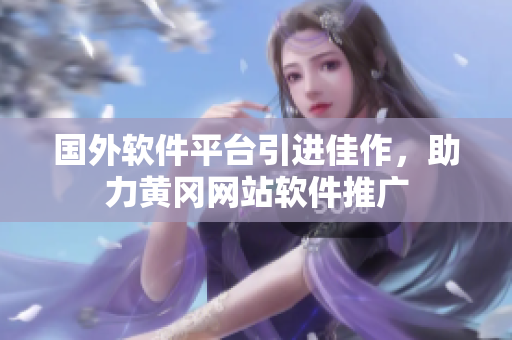 國外軟件平臺引進佳作，助力黃岡網(wǎng)站軟件推廣