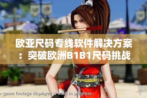 歐亞尺碼專(zhuān)線(xiàn)軟件解決方案：突破歐洲B1B1尺碼挑戰(zhàn)