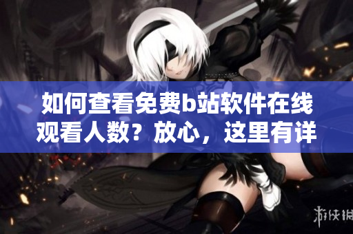 如何查看免費b站軟件在線觀看人數(shù)？放心，這里有詳細指導(dǎo)